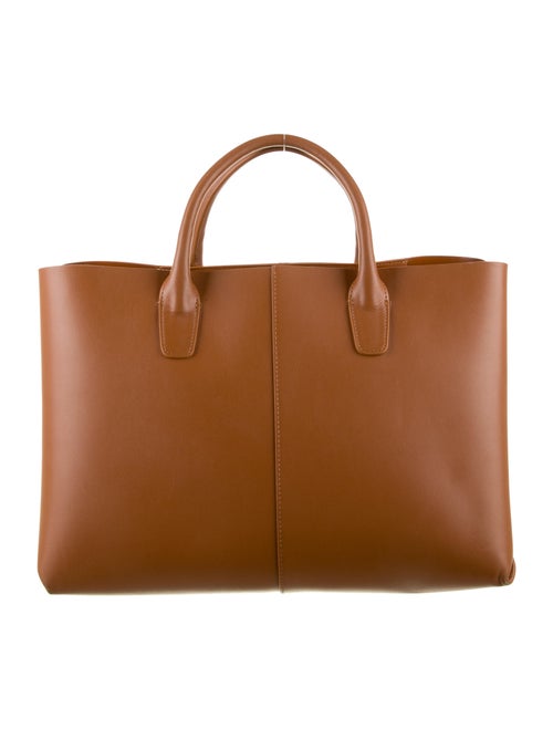 Mansur Gavriel Leather Tote Bag Brown