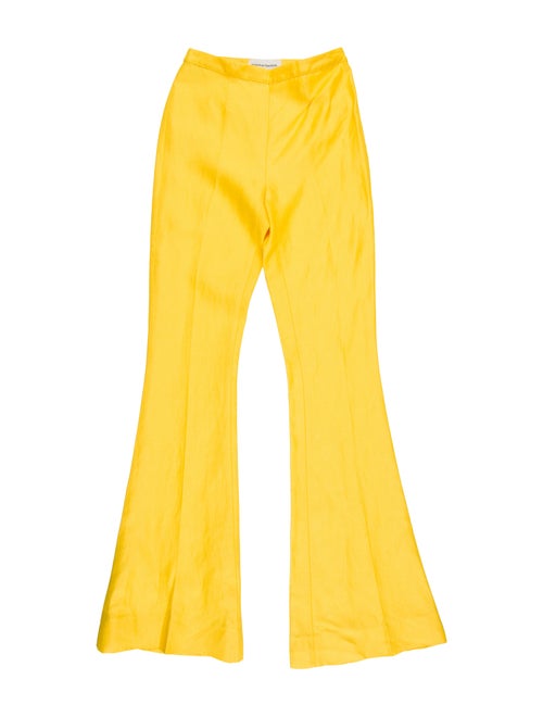 Mansur Gavriel 2019 Flared Pants w/ Tags Yellow