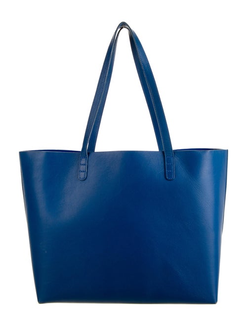 Mansur Gavriel Large Leather Tote Blue