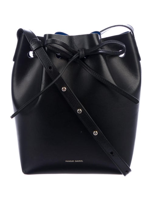Mansur Gavriel Mini Bucket Bag Black