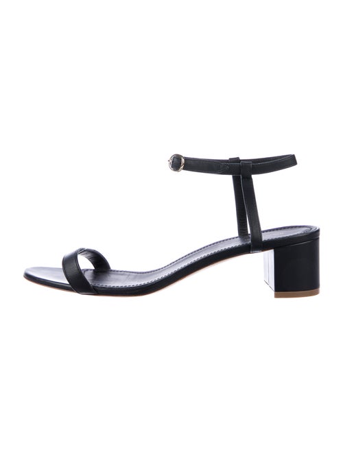 Mansur Gavriel Leather Sandals Black