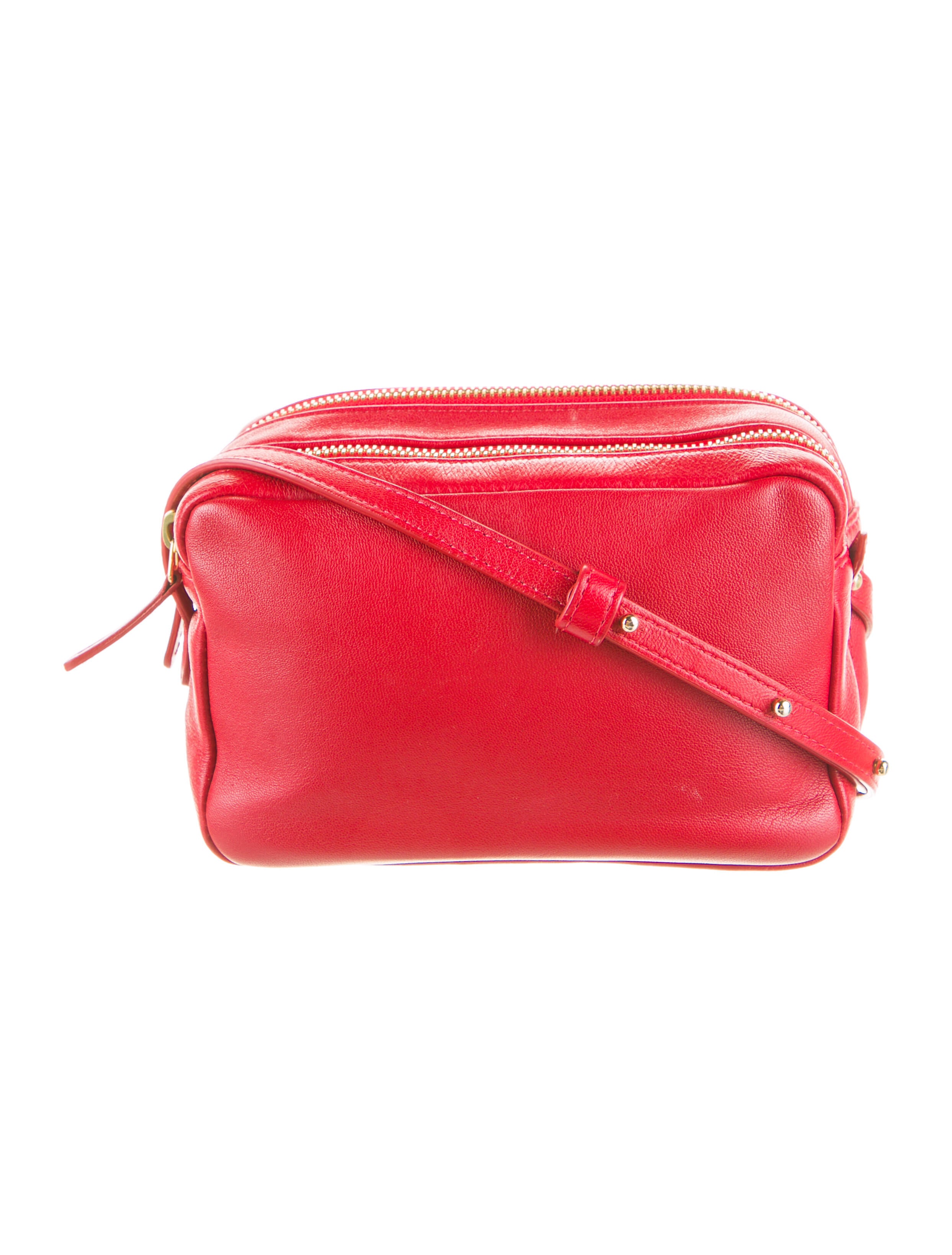 Michael Kors Leather Crossbody Bag Red Crossbody Bags, Handbags