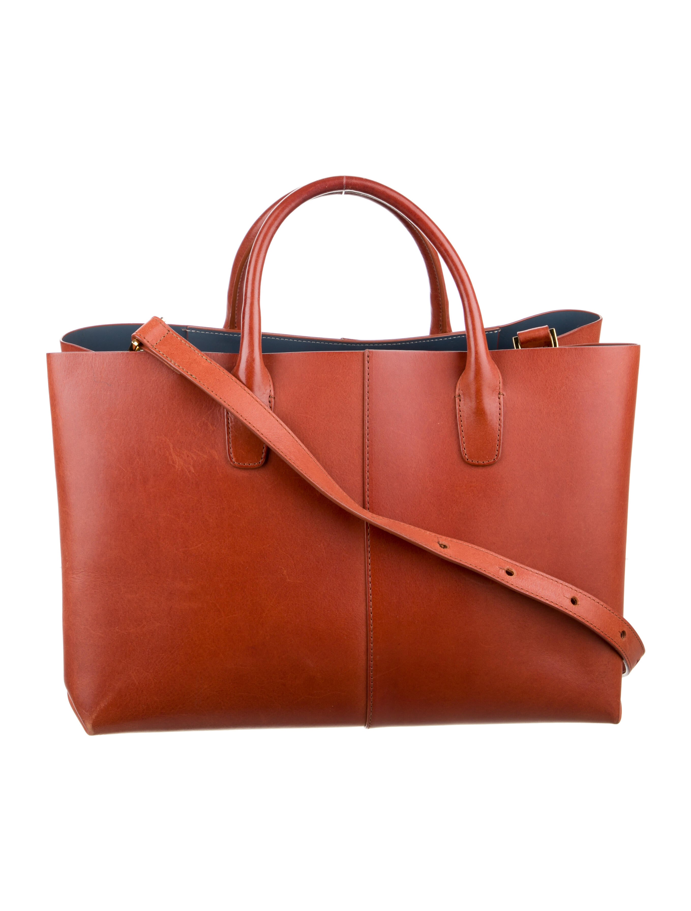 Mansur Gavriel Leather Top Handle Bag Brown Handle Bags, Handbags