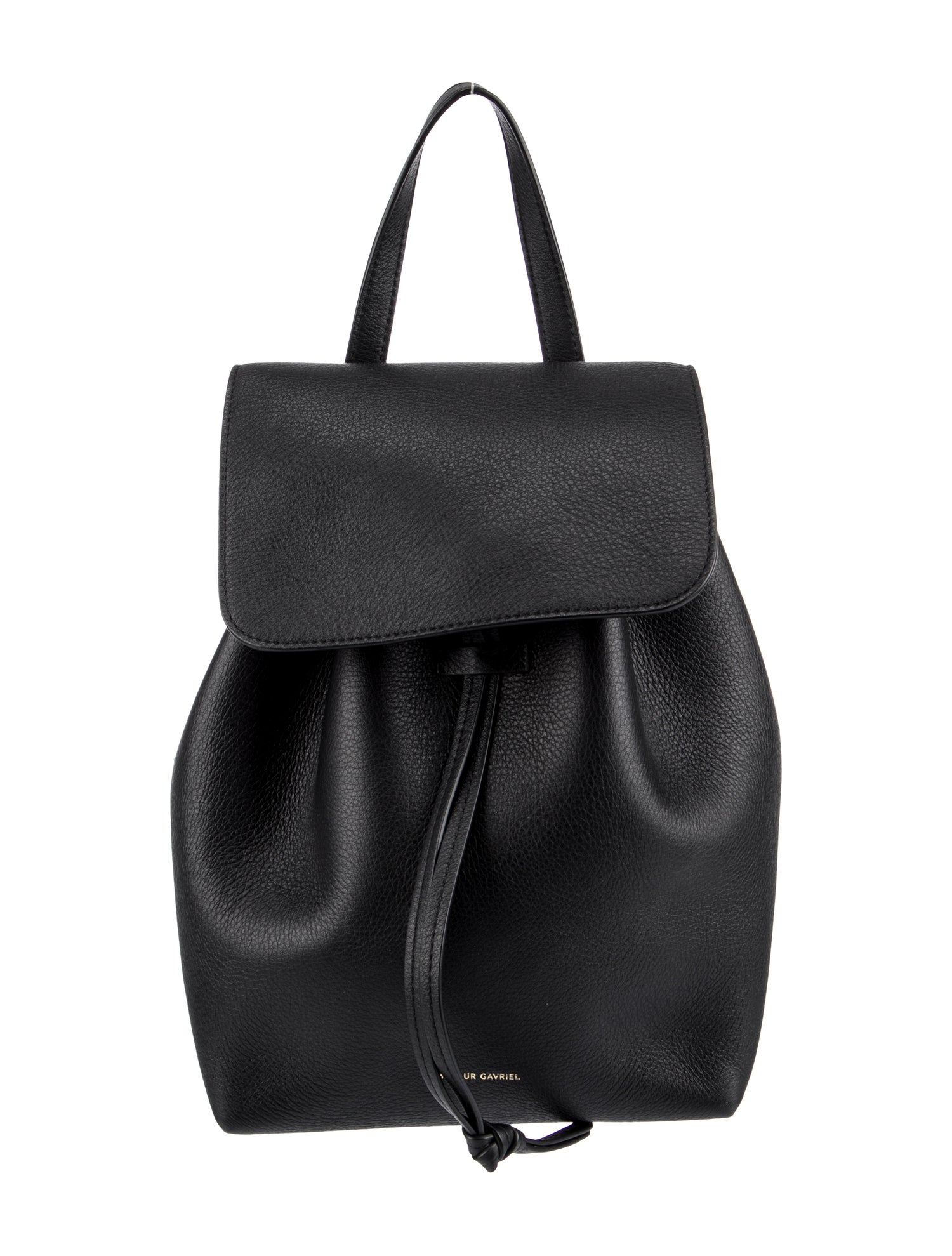 Mansur Gavriel Leather Backpack Black Backpacks, Handbags WGY44970