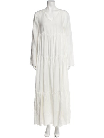 Mansur Gavriel Dresses Linen Long Dress S