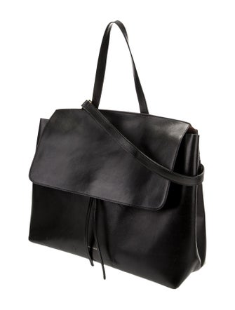 Mansur Gavriel Leather Flap Handle Bag