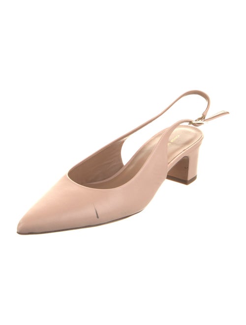 Mansur Gavriel Leather Slingback Pumps