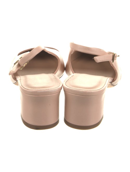 Mansur Gavriel Leather Slingback Pumps