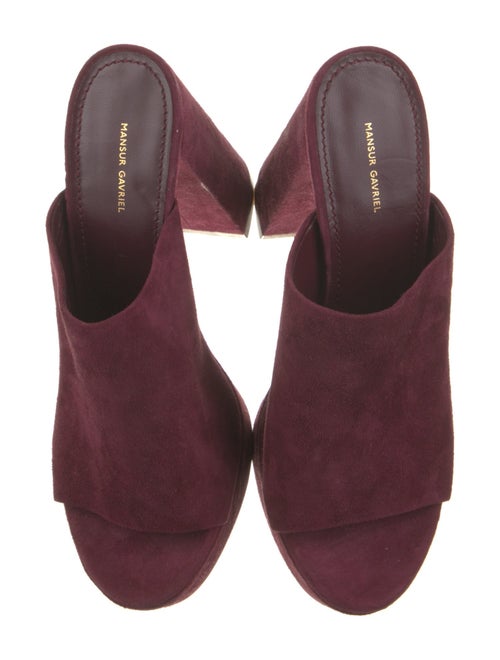 Mansur Gavriel Suede Slides