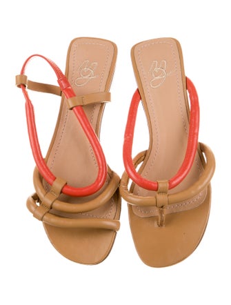 Mansur Gavriel Leather Slides