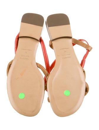Mansur Gavriel Leather Slides