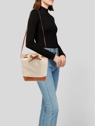 Mansur Gavriel Canvas Bucket Bag