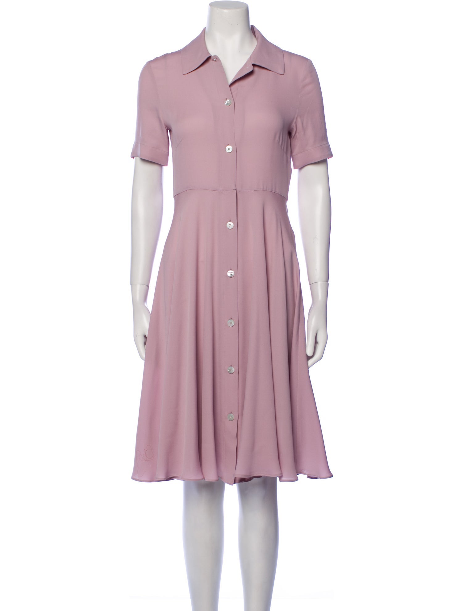 Mansur Gavriel Silk Knee-Length Dress