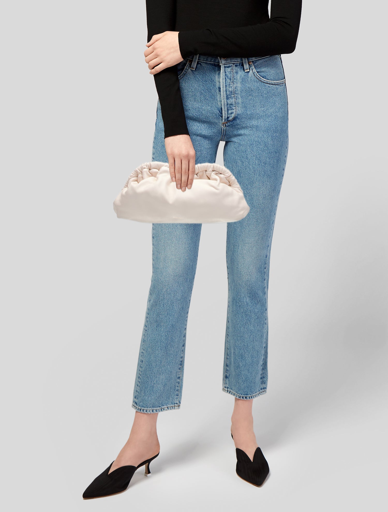 Mansur Gavriel Leather Evening Bag