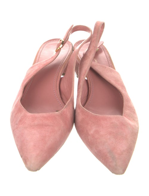 Mansur Gavriel Suede Slingback Pumps