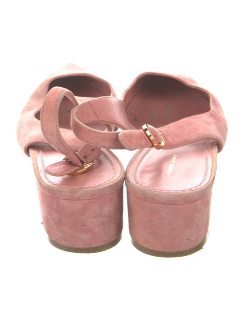 Mansur Gavriel Suede Slingback Pumps