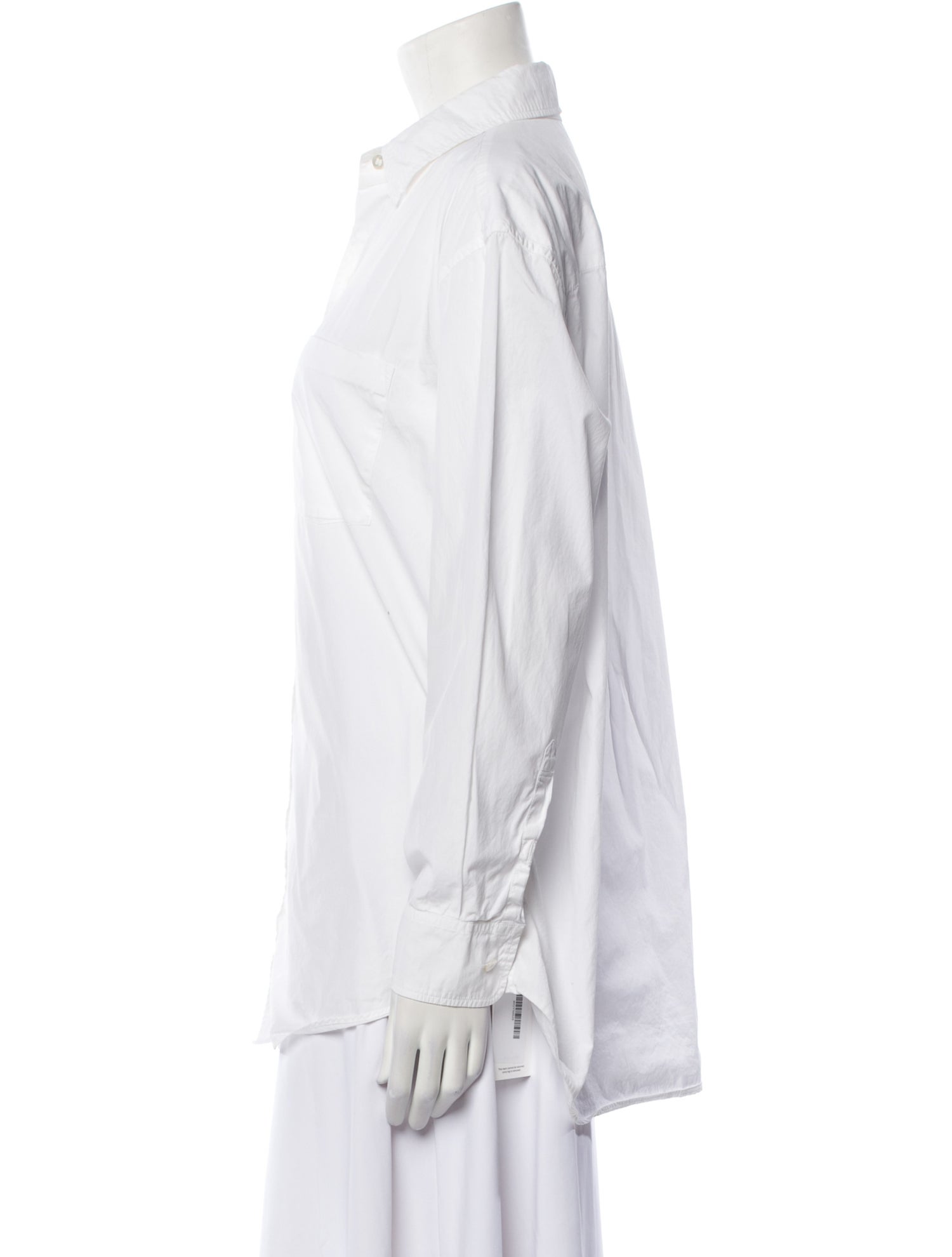 Mansur Gavriel Long Sleeve Button-Up Top