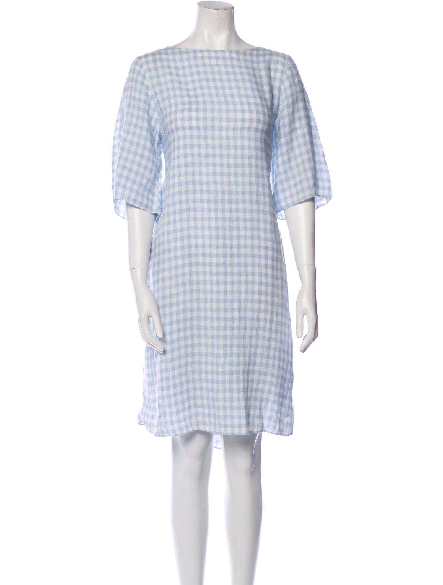 Mansur Gavriel Linen Knee-Length Dress