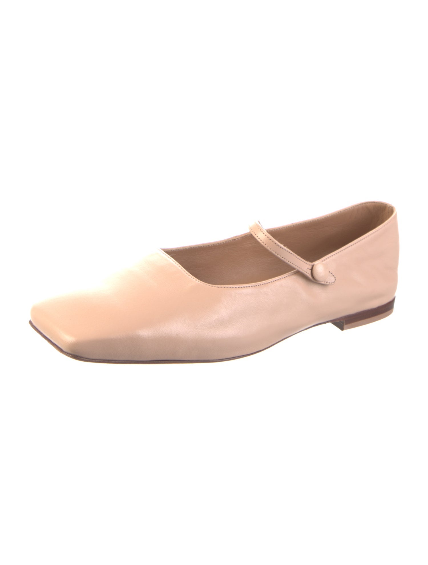 Mansur Gavriel Leather Mary Jane Flats