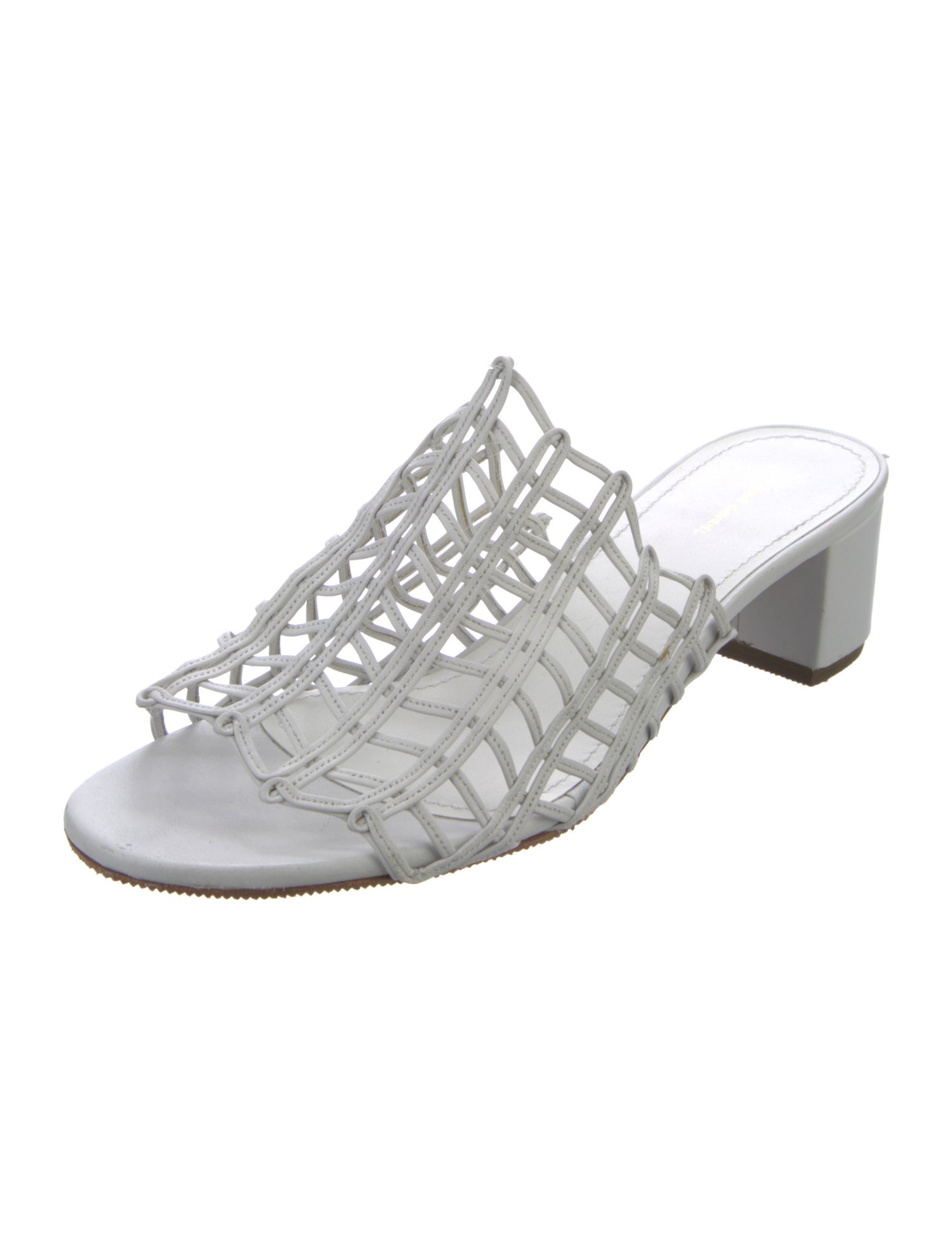 Mansur Gavriel Leather Slides