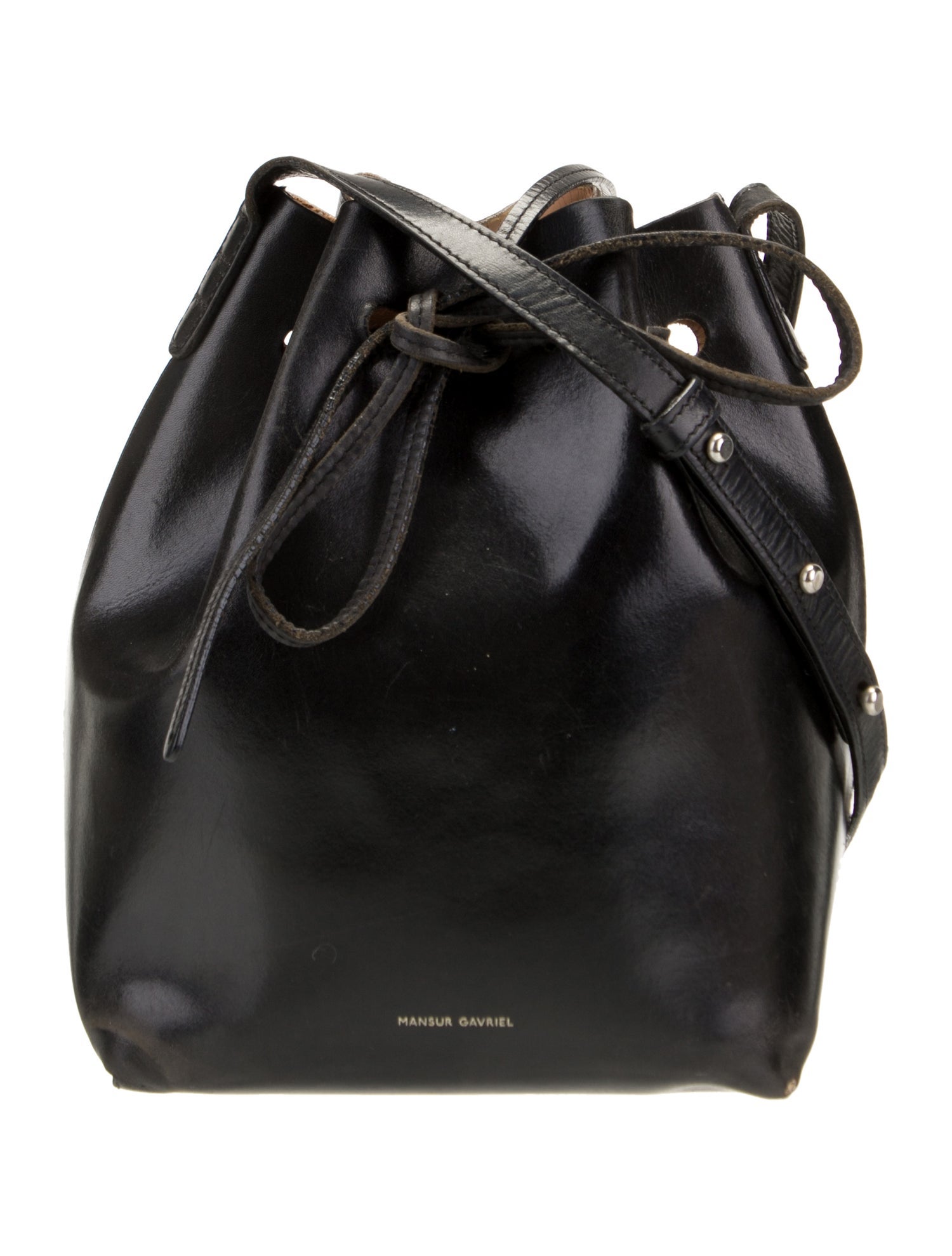 Mansur Gavriel Leather Bucket Bag