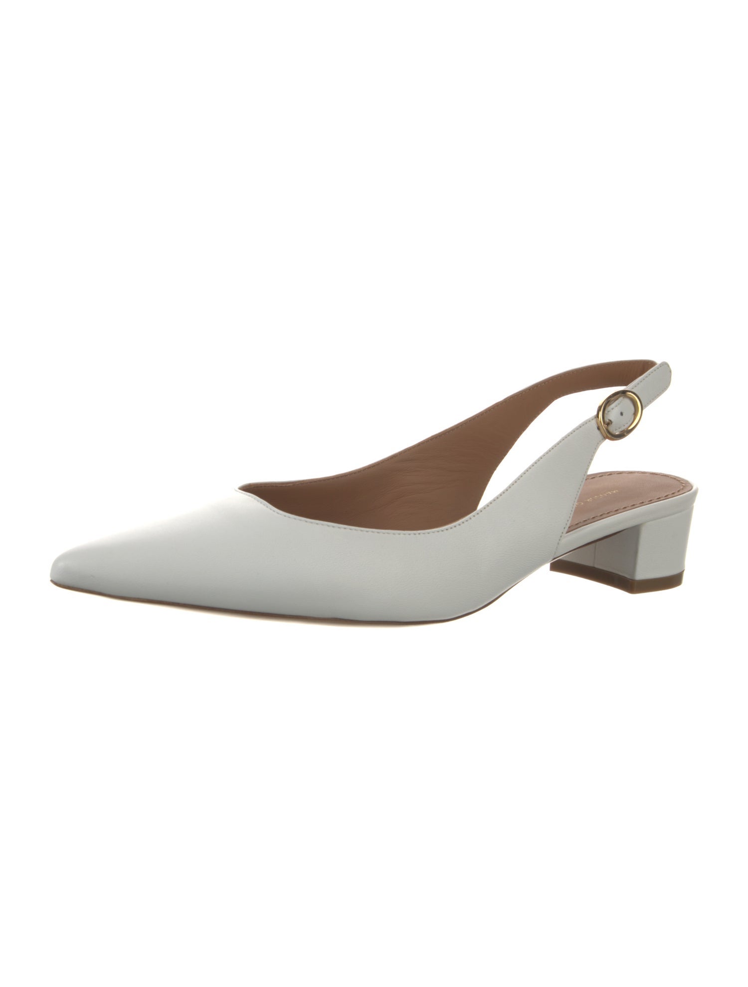 Mansur Gavriel Leather Slingback Pumps