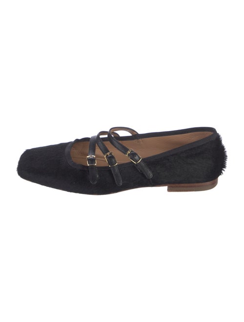 Mansur Gavriel Ponyhair Mary Jane Flats