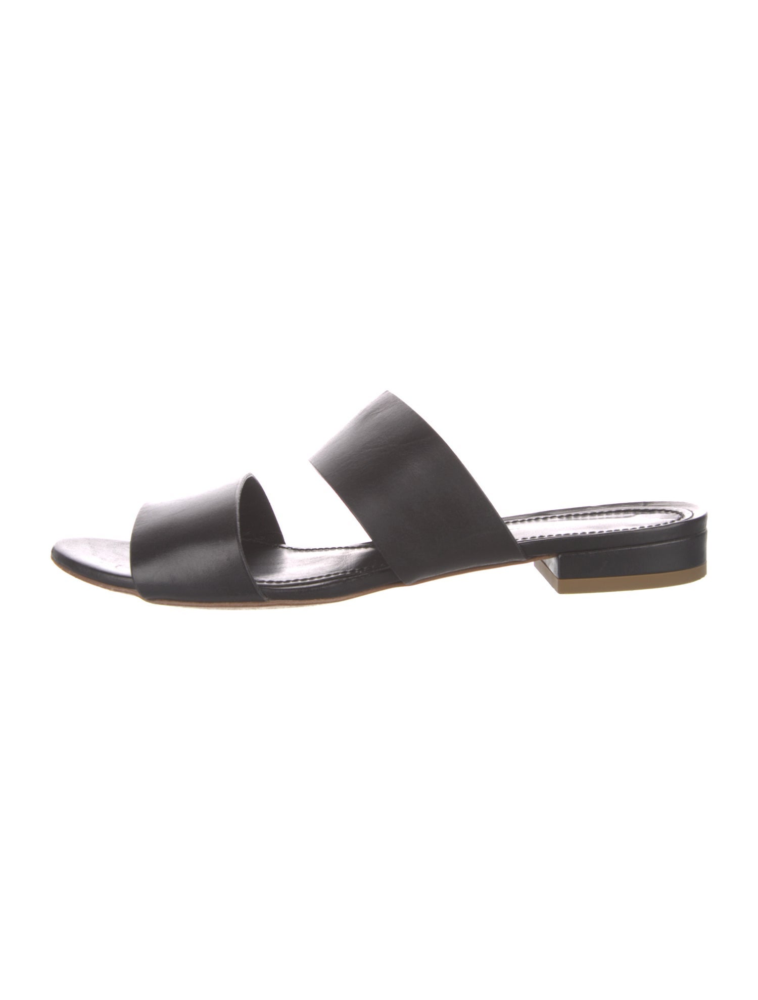 Mansur Gavriel Leather Slides