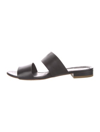Mansur Gavriel Leather Slides