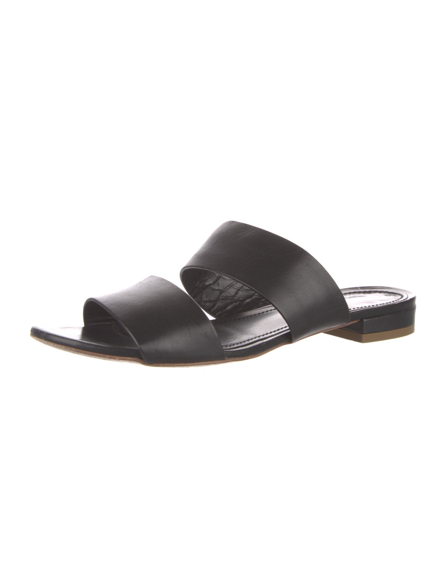 Mansur Gavriel Leather Slides
