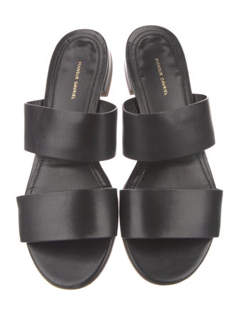 Mansur Gavriel Leather Slides