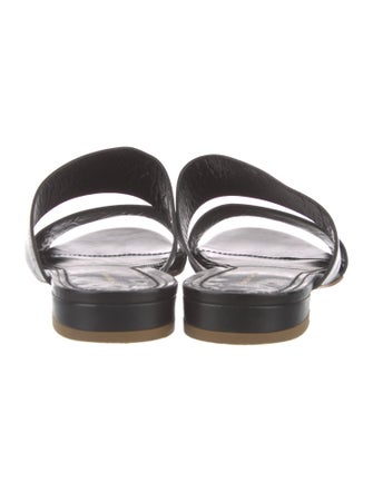 Mansur Gavriel Leather Slides