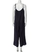 Mansur Gavriel Linen Scoop Neck Jumpsuit