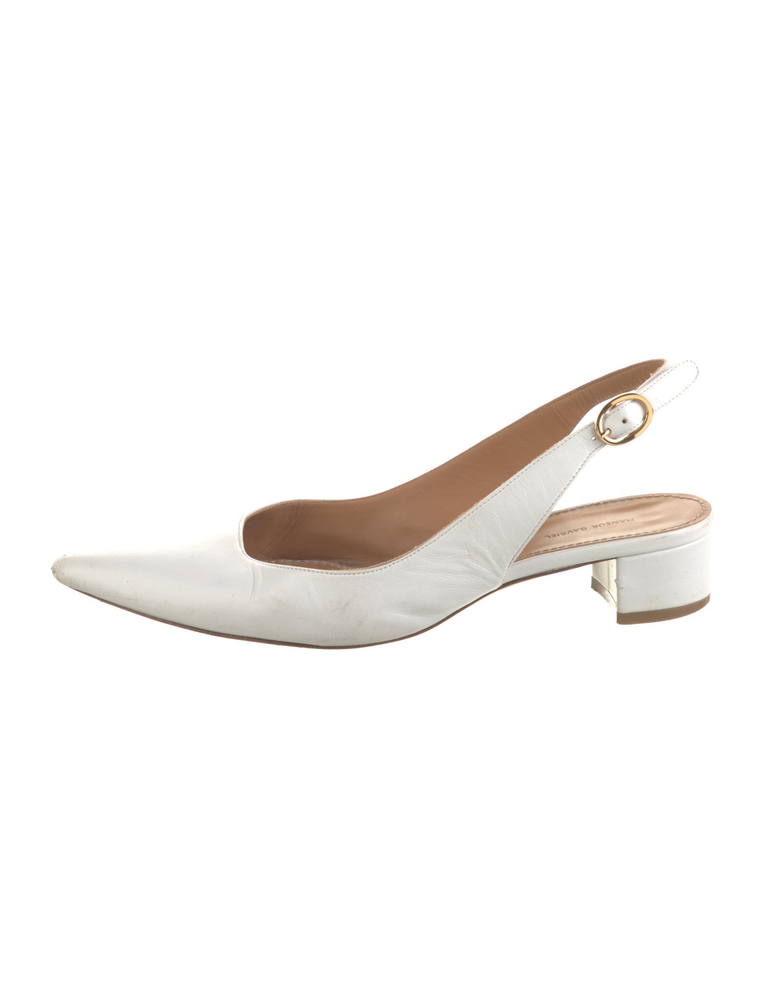 Mansur Gavriel Leather Slingback Pumps