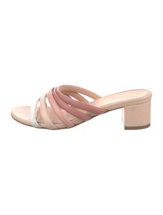 Mansur Gavriel Leather Slides