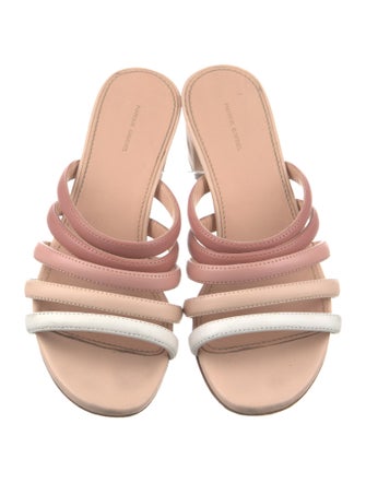 Mansur Gavriel Leather Slides
