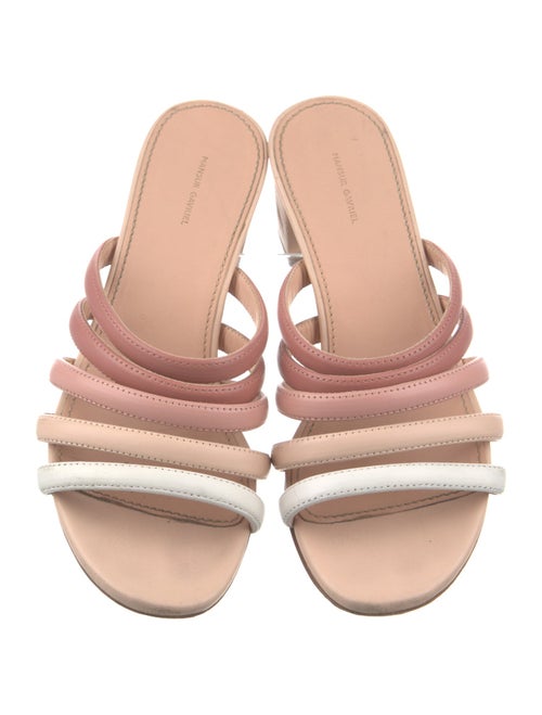 Mansur Gavriel Leather Slides