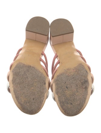 Mansur Gavriel Leather Slides