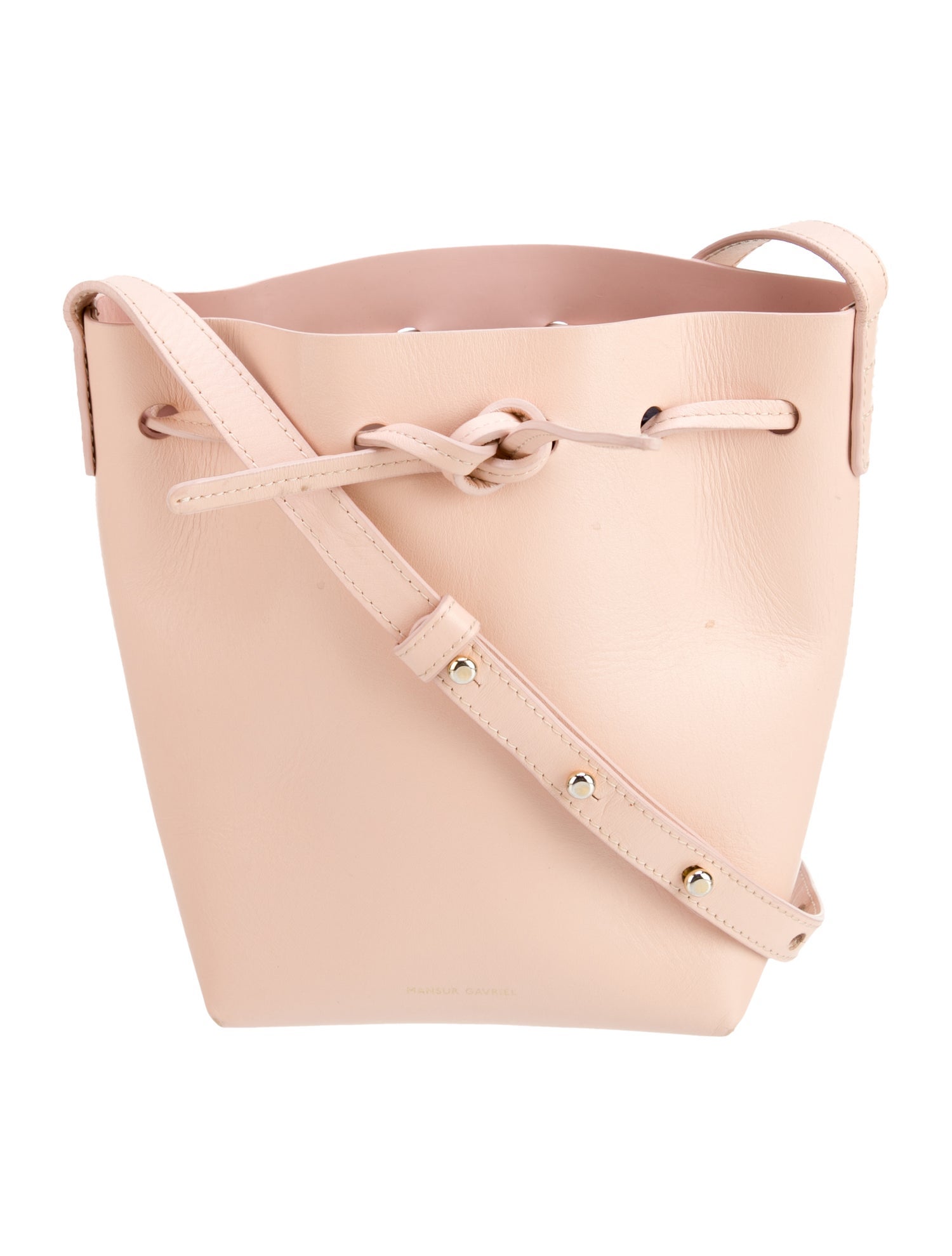 Mansur Gavriel Leather Bucket Bag