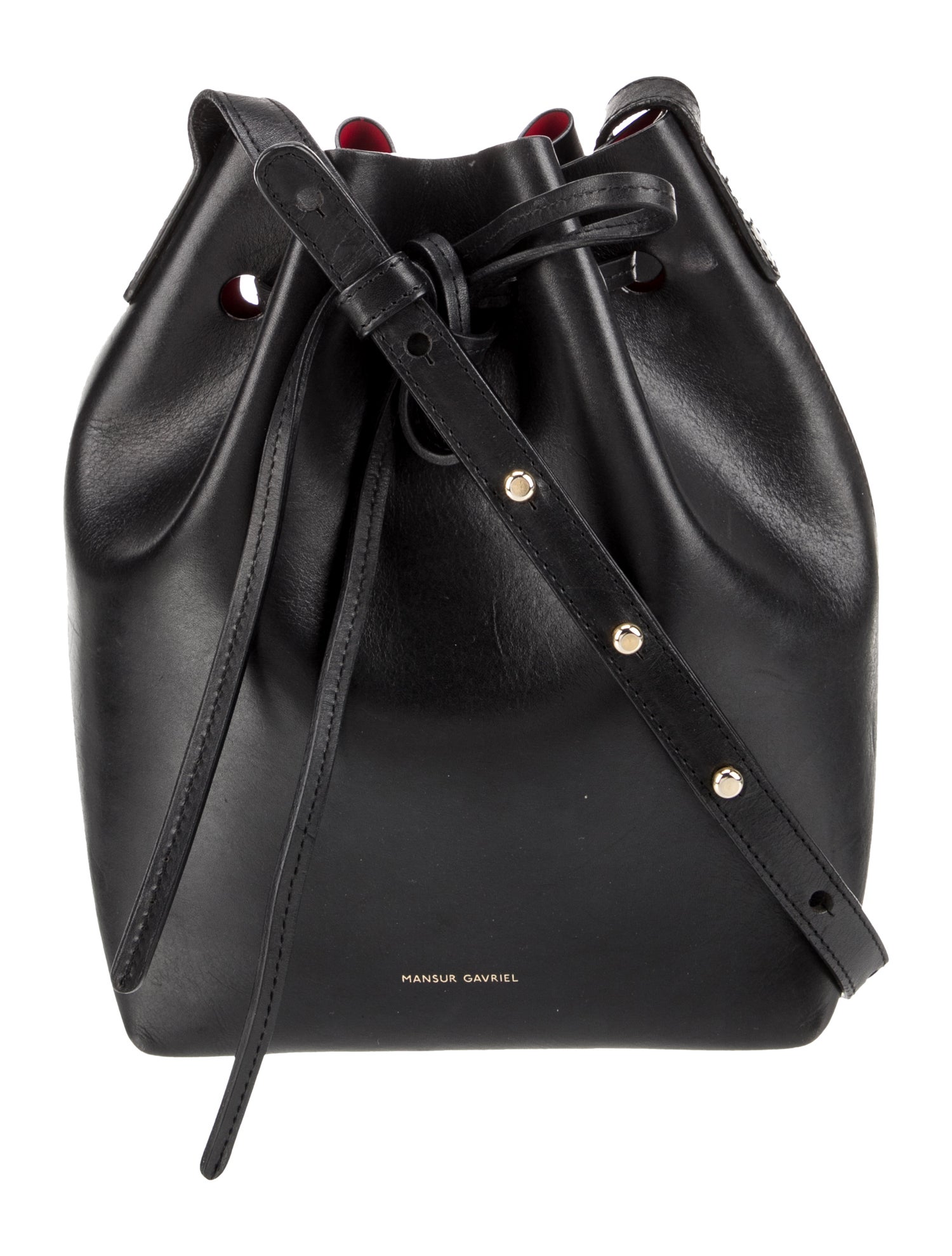Mansur Gavriel Leather Bucket Bag
