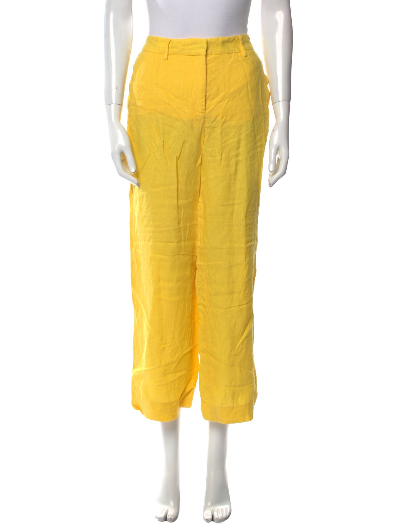 Mansur Gavriel Linen Wide Leg Pants