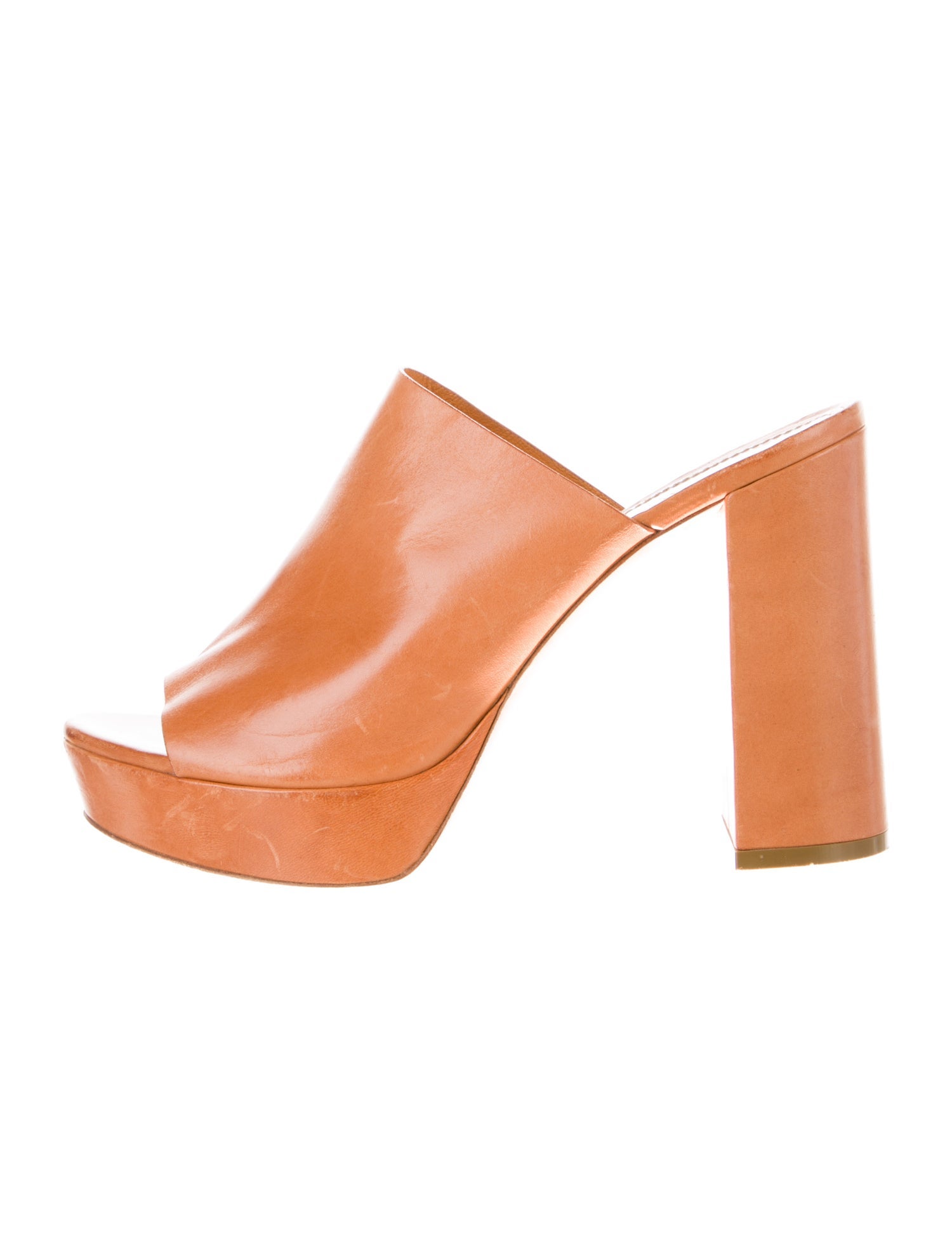 Mansur Gavriel Leather Slides