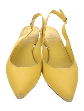 Mansur Gavriel Leather Slingback Flats