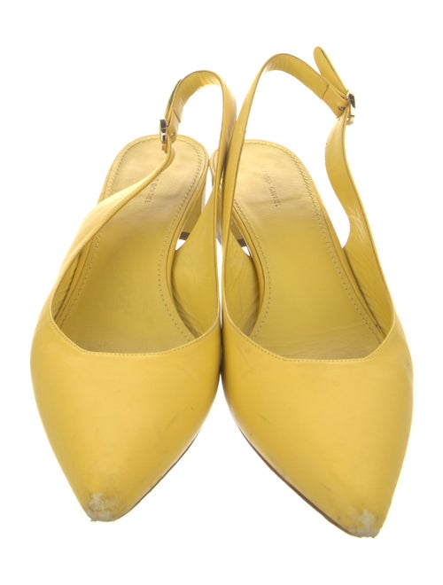 Mansur Gavriel Leather Slingback Flats