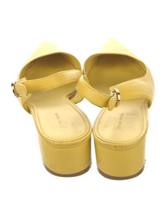 Mansur Gavriel Leather Slingback Flats