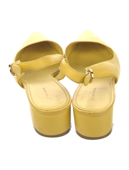 Mansur Gavriel Leather Slingback Flats