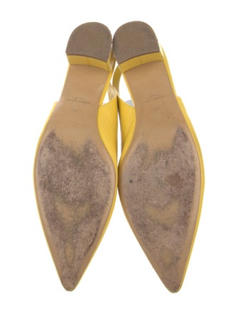 Mansur Gavriel Leather Slingback Flats