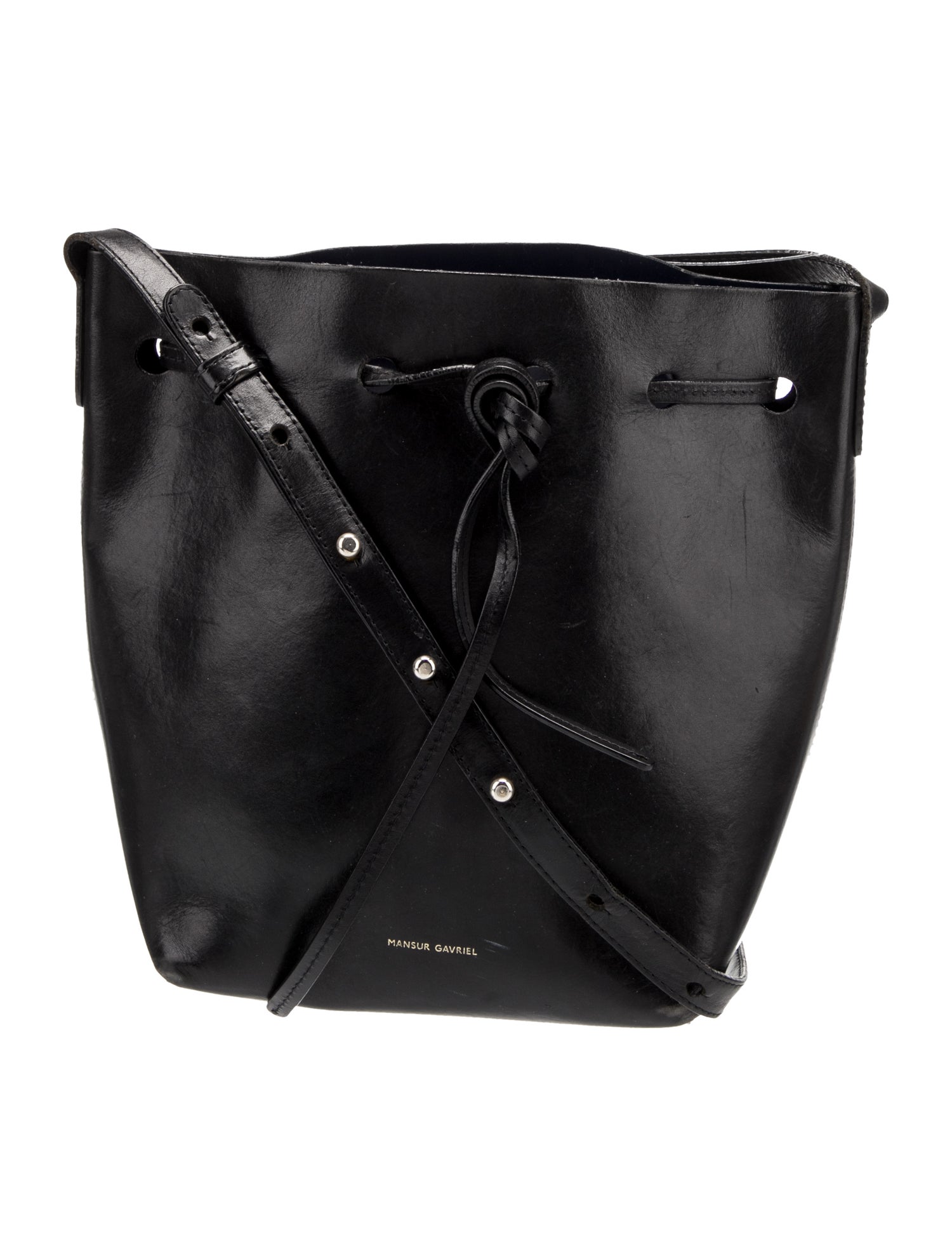 Mansur Gavriel Leather Bucket Bag