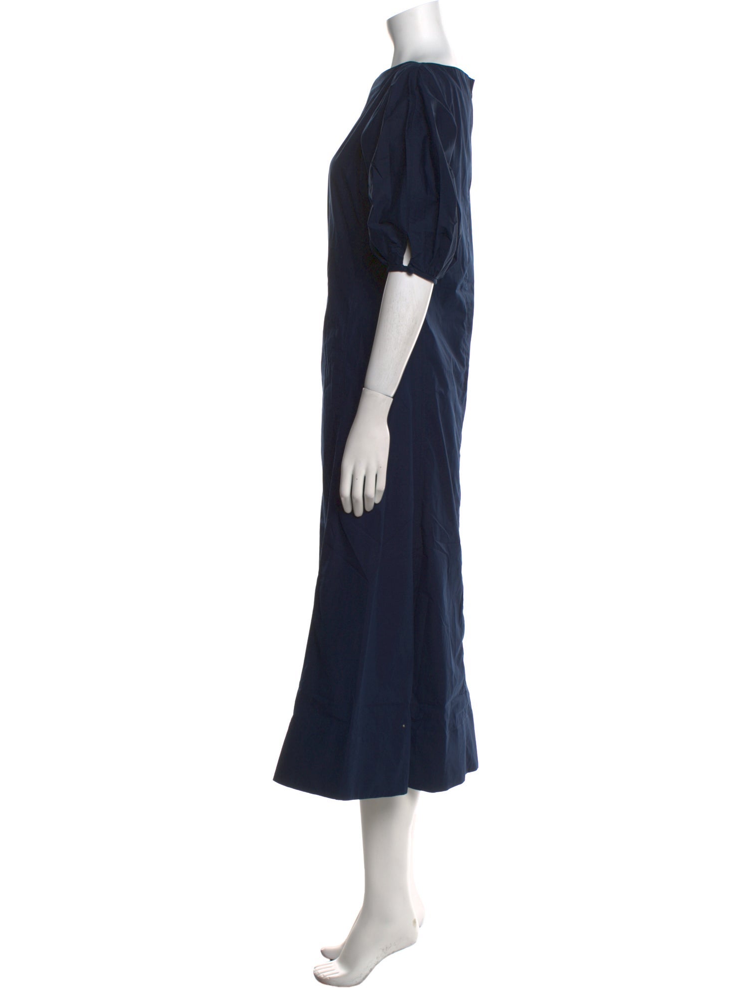 Mansur Gavriel Bateau Neckline Long Dress