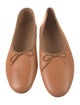 Mansur Gavriel Leather Bow Accents Ballet Flats